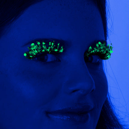 PXP Professional Colours PXP lichtgevend glitter wimpers limoen