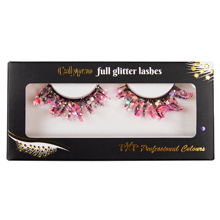 PXP Professional Colours PXP lichtgevende glitter wimpers abrikoos