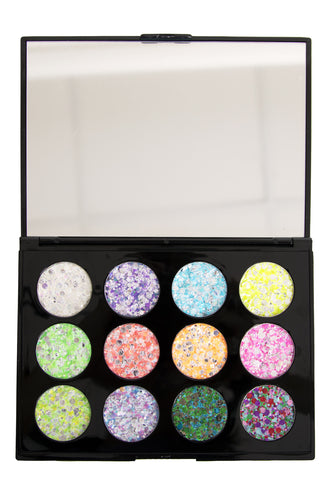 PXP Professional Colours PXP Palette Le Printemps glitter creme 12 kleuren