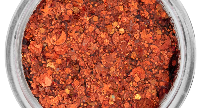 PXP Professional Colours PXP Pressed chunky glitter creme goudvis oranje 10 ml