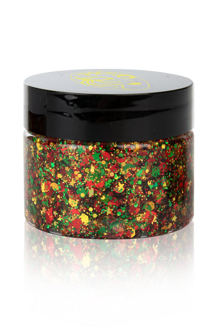PXP Professional Colours PXP Pressed chunky glitter creme groot rood geel groen 40 ml