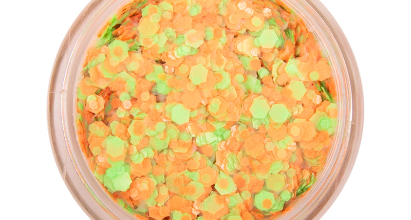 PXP Professional Colours PXP Pressed chunky glitter creme oranje groen 10 ml