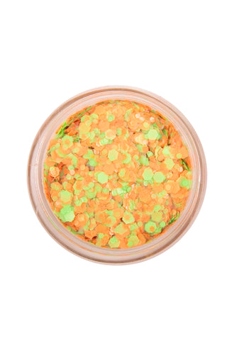 PXP Professional Colours PXP Pressed chunky glitter creme oranje groen 10 ml