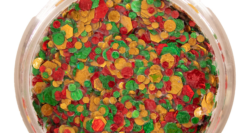 PXP Professional Colours PXP Pressed chunky glitter creme rood geel groen 10 ml