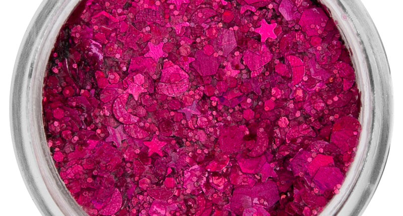 PXP Professional Colours PXP Pressed chunky glitter creme roze fuchsia 10 ml