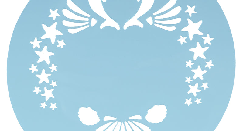 PXP Professional Colours PXP Schmink sjabloon dolfijn en schelp