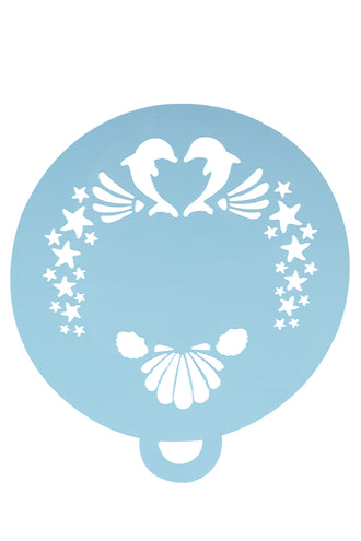 PXP Professional Colours PXP Schmink sjabloon dolfijn en schelp