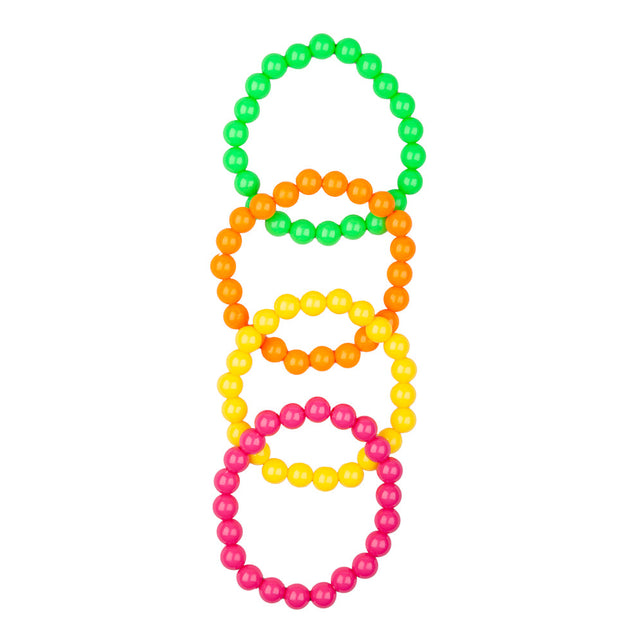 Wicked Costumes 4 stuks Neon Armbanden