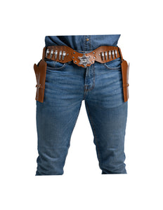 Wicked Costumes Cowboy riem met 2 holsters