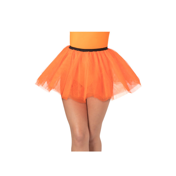 Wicked Costumes Disco rokje oranje voor kids