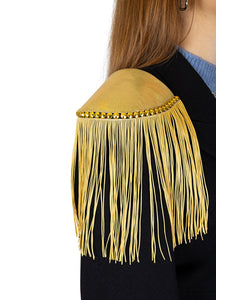 Wicked Costumes Epauletten shiny goud franjes