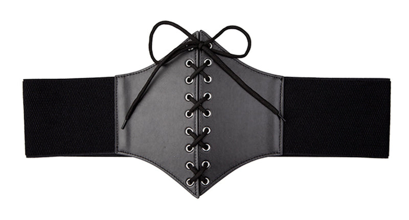Wicked Costumes Gothic Korset Riem - Zwart