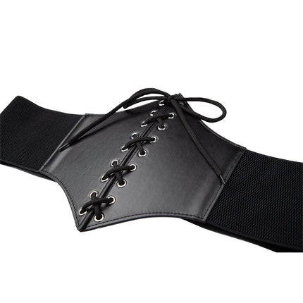 Wicked Costumes Gothic Korset Riem - Zwart