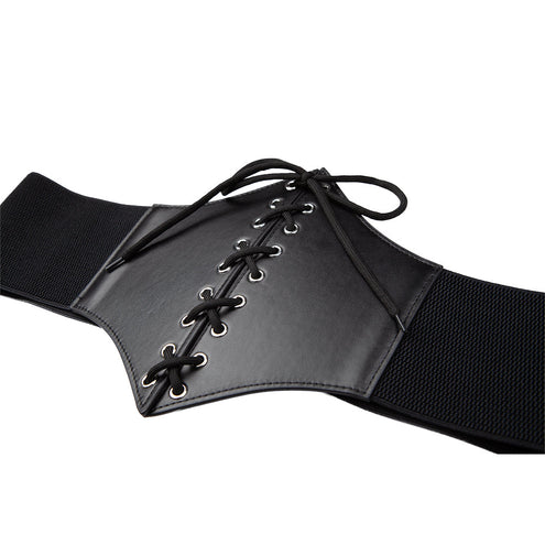 Wicked Costumes Gothic Korset Riem - Zwart