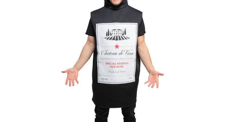 Wicked Costumes Grappig Rode Wijnfles kostuum