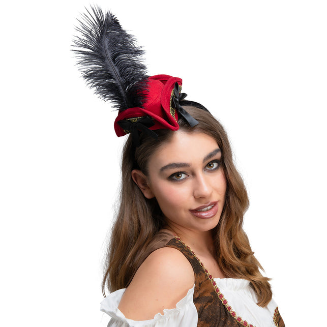 Wicked Costumes Mini Piratenhoed Deluxe