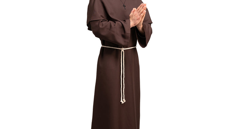 Wicked Costumes Monnik kostuum bruin middeleeuws