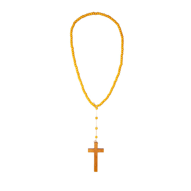 Wicked Costumes Monnikskruis met kralenketting