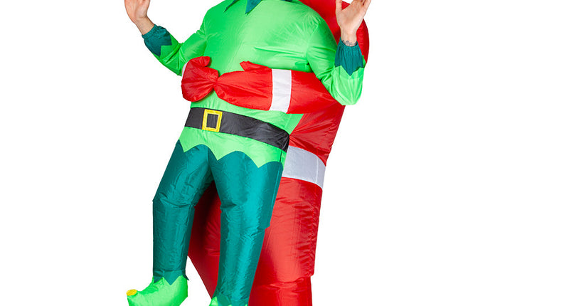Wicked Costumes Opblaasbare gedragen door Kerstman/Elf