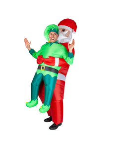 Wicked Costumes Opblaasbare gedragen door Kerstman/Elf