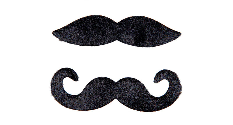 Wicked Costumes Snorren - zwart 4 stuks