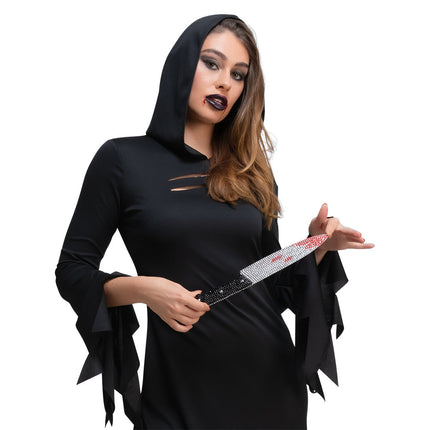 Wicked Costumes Strass mes met/Bloed - 30cm