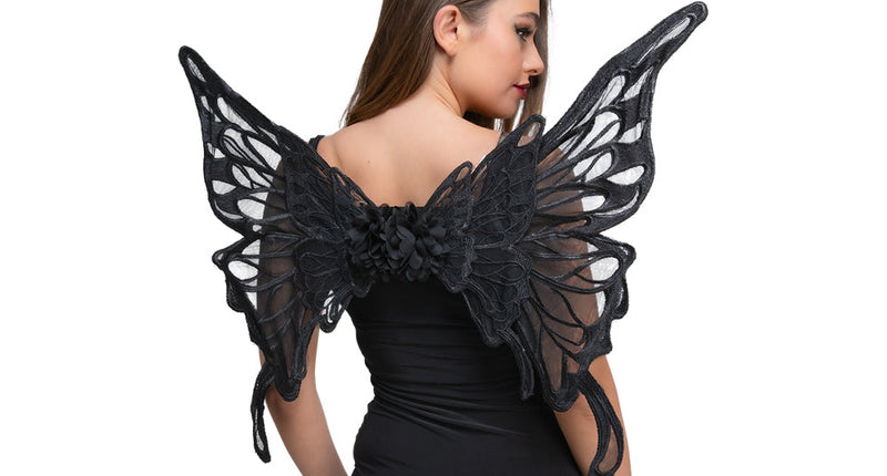 Wicked Costumes Vleugels deluxe kant
