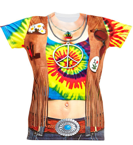 Widmann SRL 3D Hippie shirt Psycho dames