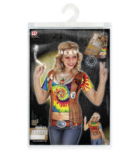 Widmann SRL 3D Hippie shirt Psycho dames