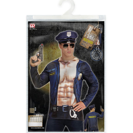 Widmann SRL 3D Politie shirt agent man
