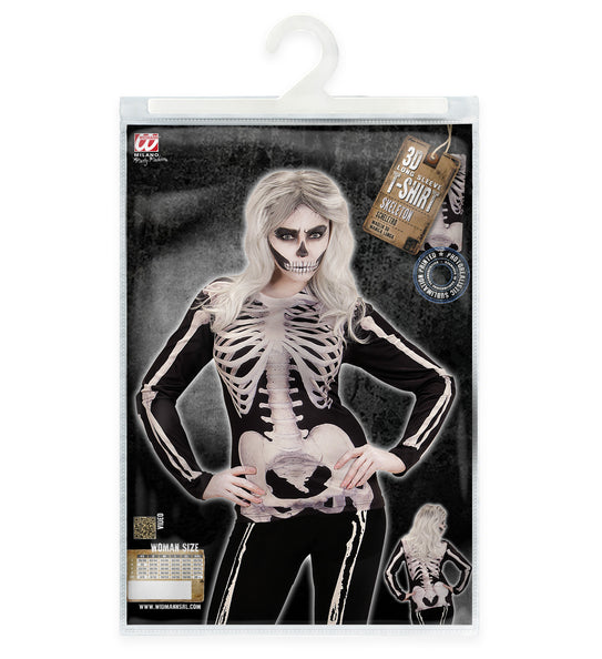 Widmann SRL 3D Skelet shirt vrouw