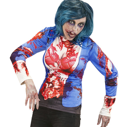 Widmann SRL 3D Zombie shirt volwassenen