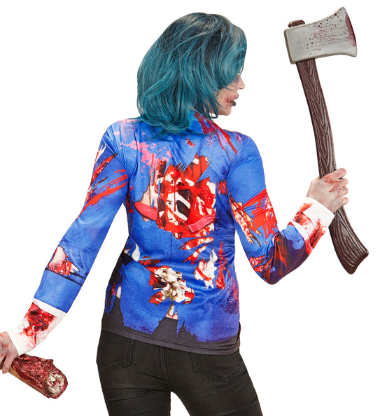 Widmann SRL 3D Zombie shirt volwassenen