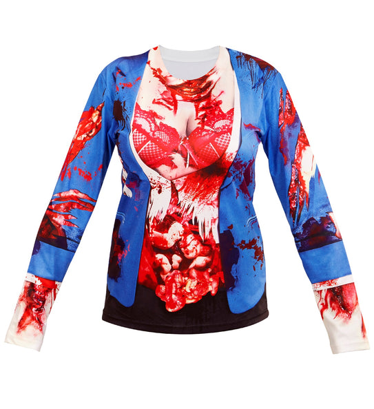 Widmann SRL 3D Zombie shirt volwassenen