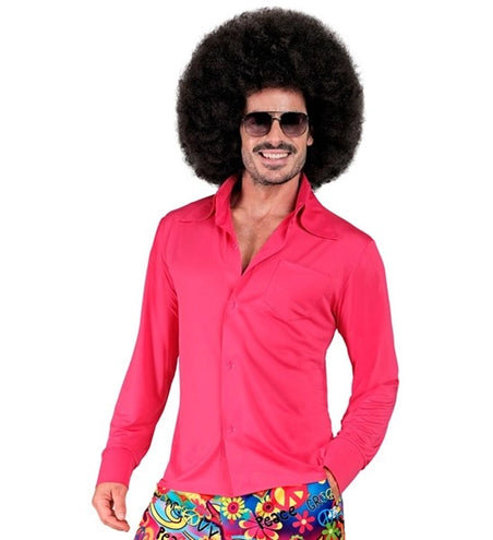 Widmann SRL 70's groovy heren shirt roze
