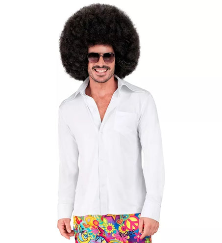 Widmann SRL 70's groovy heren shirt wit