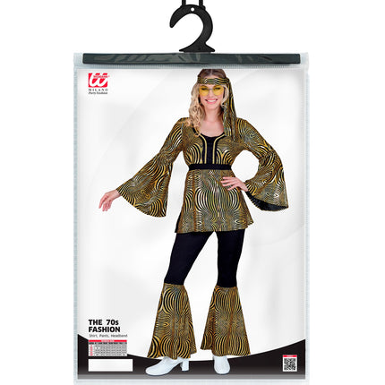 Widmann SRL 70s groovy kostuum goud Babette