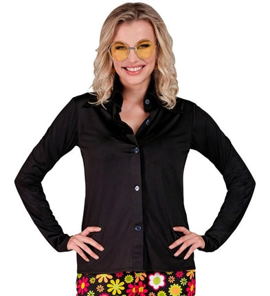 Widmann SRL 70's groovy shirt dames zwart