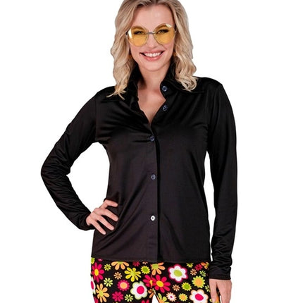 Widmann SRL 70's groovy shirt dames zwart
