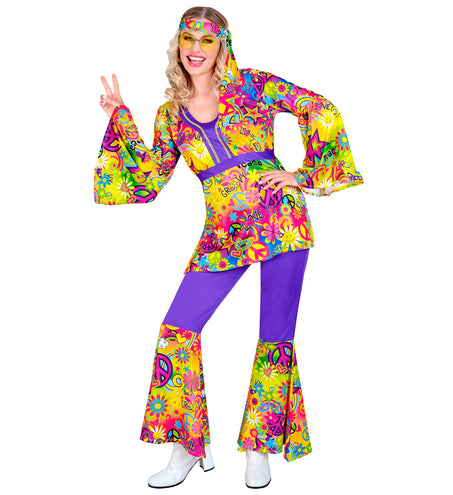 Widmann SRL 70s Hippie kostuum Peace & Love