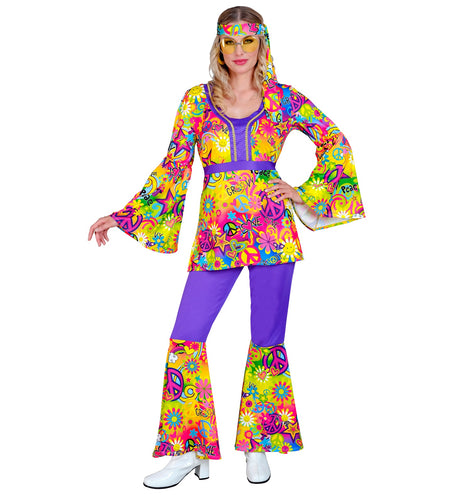 Widmann SRL 70s Hippie kostuum Peace & Love