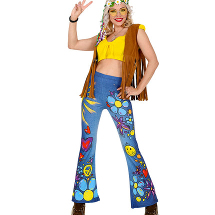 Widmann SRL 70'S LEGGING HIPPIE JEANS S/M