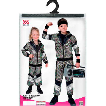 Widmann SRL 80s trainingspak zilver Niels kind