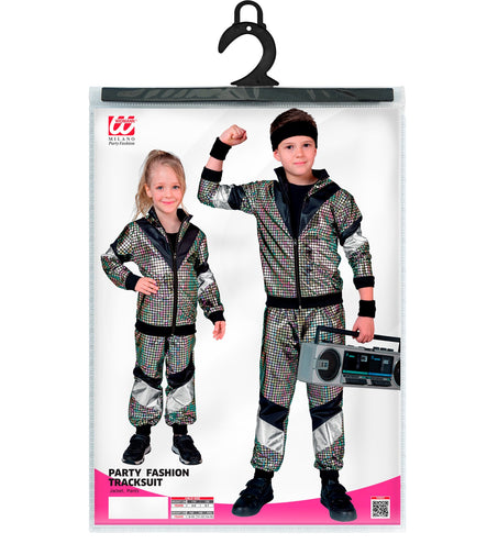 Widmann SRL 80s trainingspak zilver Niels kind