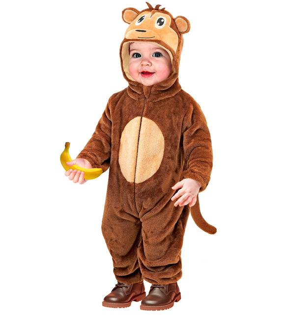 Widmann SRL Aap kostuum pluche fluweel Boki