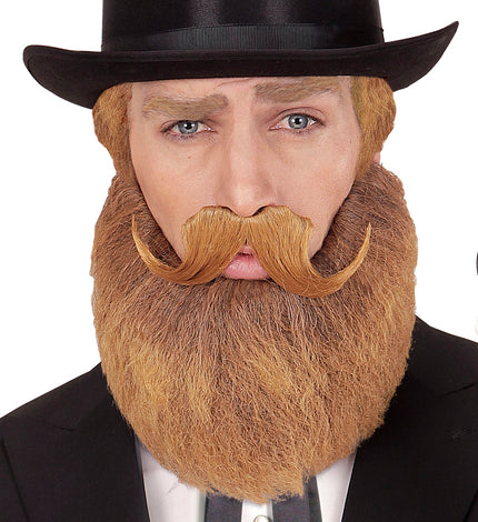 Widmann SRL Abraham baard met snor blond