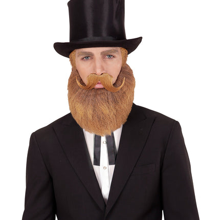 Widmann SRL Abraham baard met snor blond