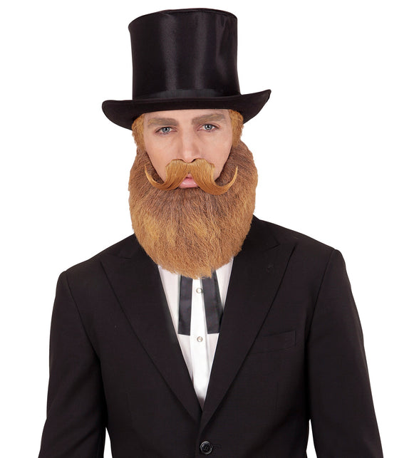 Widmann SRL Abraham baard met snor blond