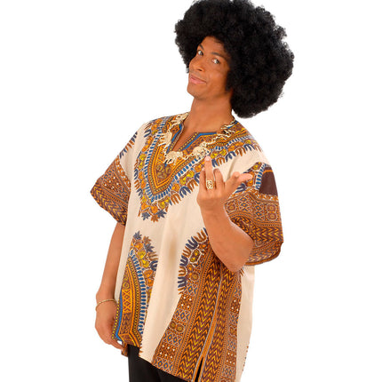 Widmann SRL Afrikaans shirt met motief