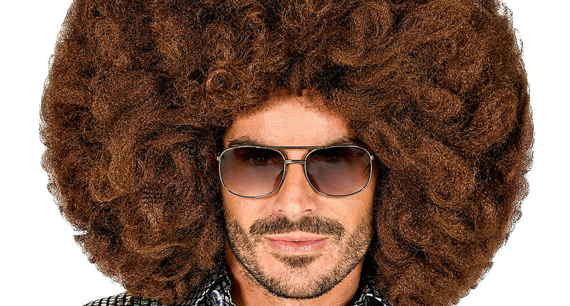 Widmann SRL Afro pruik bruin groot